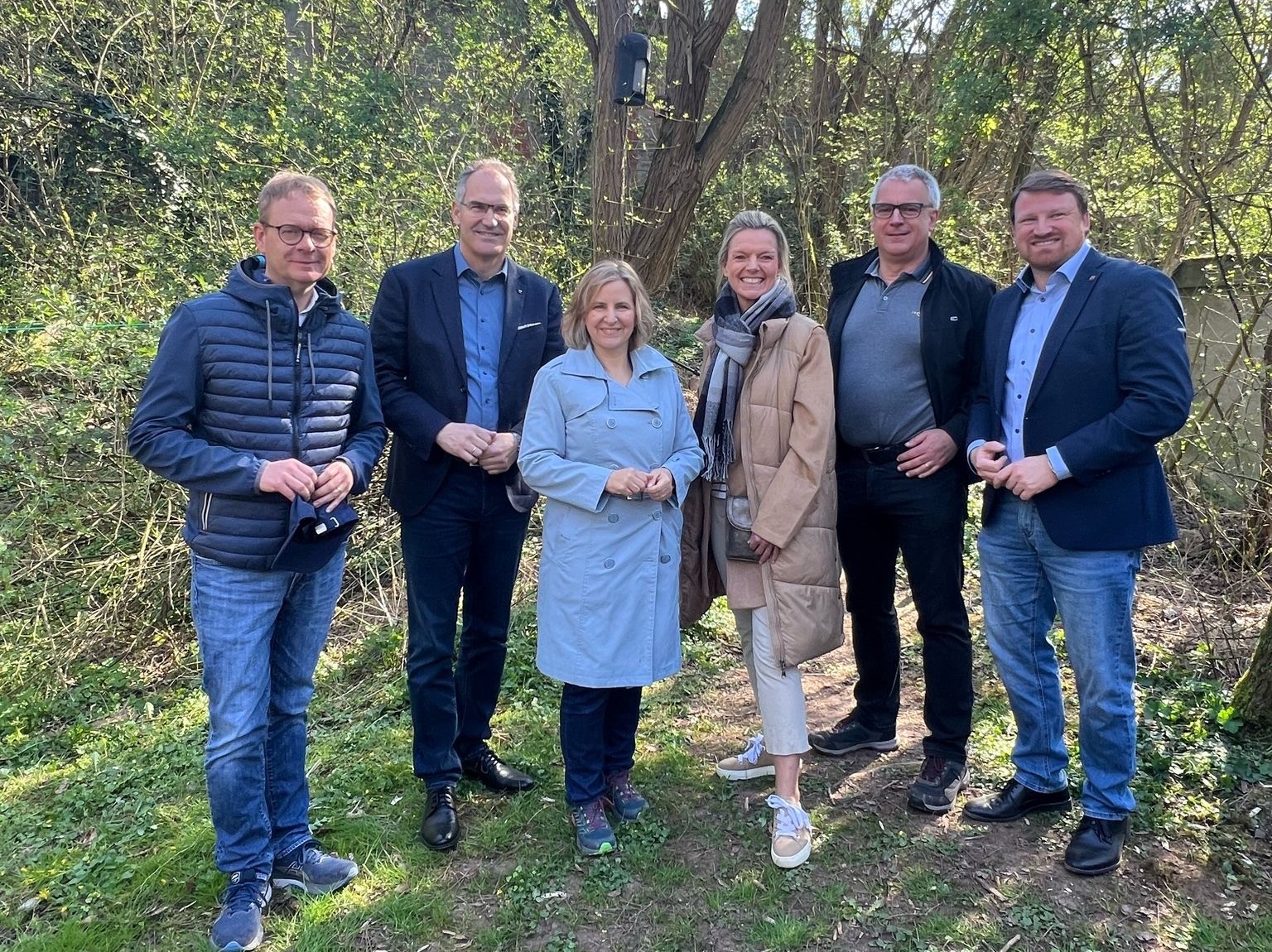 Einweihung des Fledermausbiotops